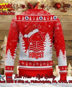 nottingham forest santa hat ugly christmas sweater 3 GebFN