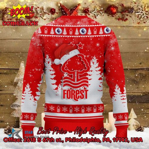 Nottingham Forest Santa Hat Ugly Christmas Sweater