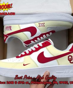 Oklahoma Sooners NCAA Nike Air Force Sneakers