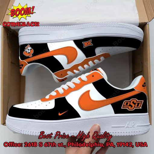 Oklahoma State Cowboys NCAA Nike Air Force Sneakers