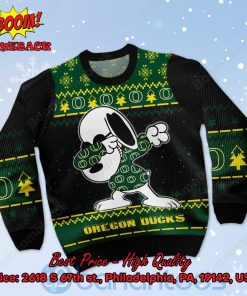 oregon ducks snoopy dabbing ugly christmas sweater 2 GvmaV