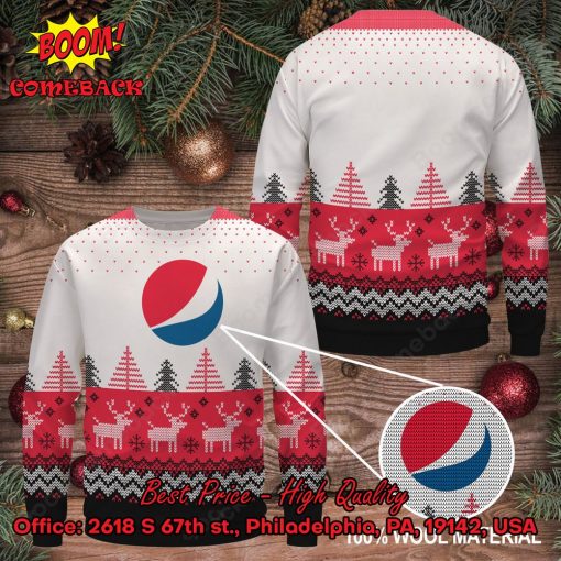 Pepsi Wool Christmas Sweater