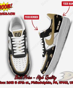 Personalized NHL Anaheim Ducks Nike Air Force Sneakers