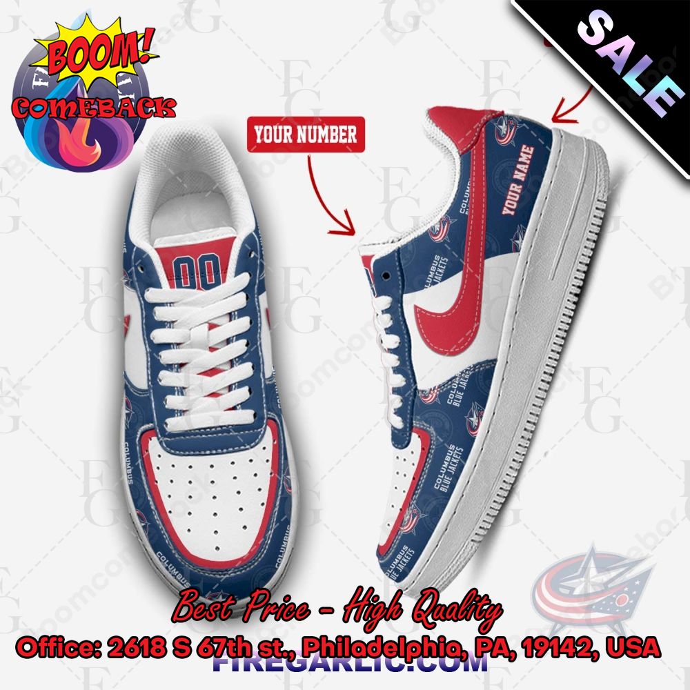 Personalized NHL Colorado Avalanche Nike Air Force Sneakers