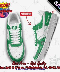 Personalized NHL Dallas Stars Nike Air Force Sneakers