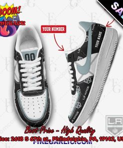 Personalized NHL Los Angeles Kings Nike Air Force Sneakers