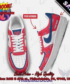 Personalized NHL Washington Capitals Nike Air Force Sneakers