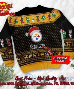 pittsburgh steelers grateful dead santa hat ugly christmas sweater 3 vd4xd