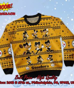 pittsburgh steelers mickey mouse postures style 1 ugly christmas sweater 2 NiBtv