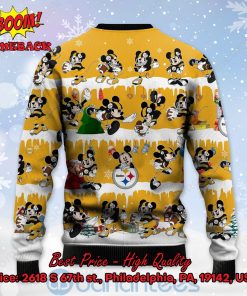 pittsburgh steelers mickey mouse postures style 2 ugly christmas sweater 3 hPVSs