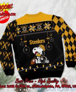 pittsburgh steelers peanuts snoopy ugly christmas sweater 3 6DQPB