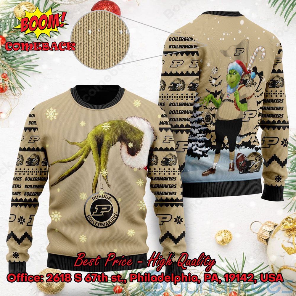 Purdue Boilermakers Christmas Gift Ugly Christmas Sweater