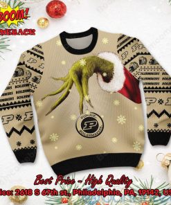 purdue boilermakers grinch candy cane ugly christmas sweater 2 B2CZ0