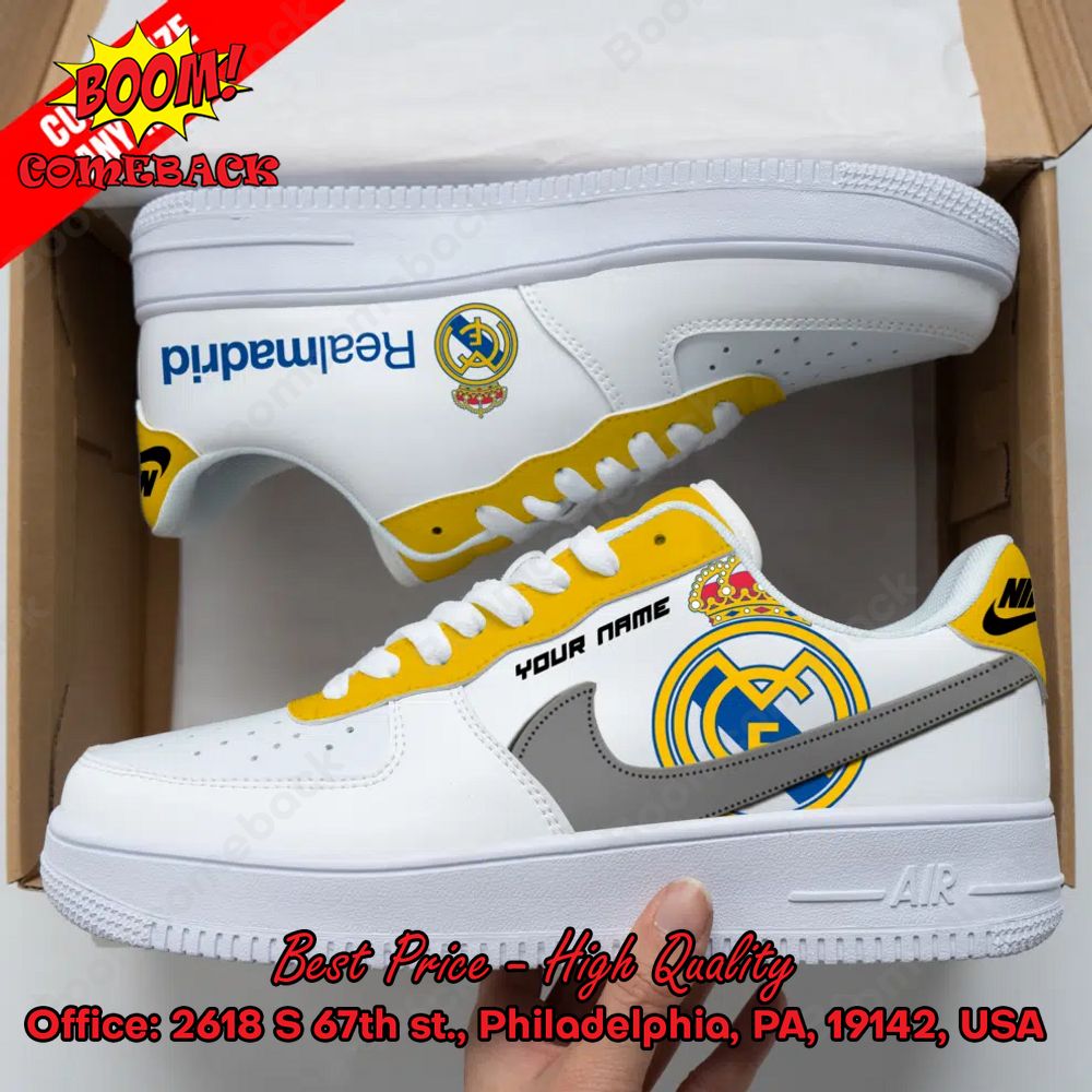 Real Madrid Luxury Nike Air Force Sneakers