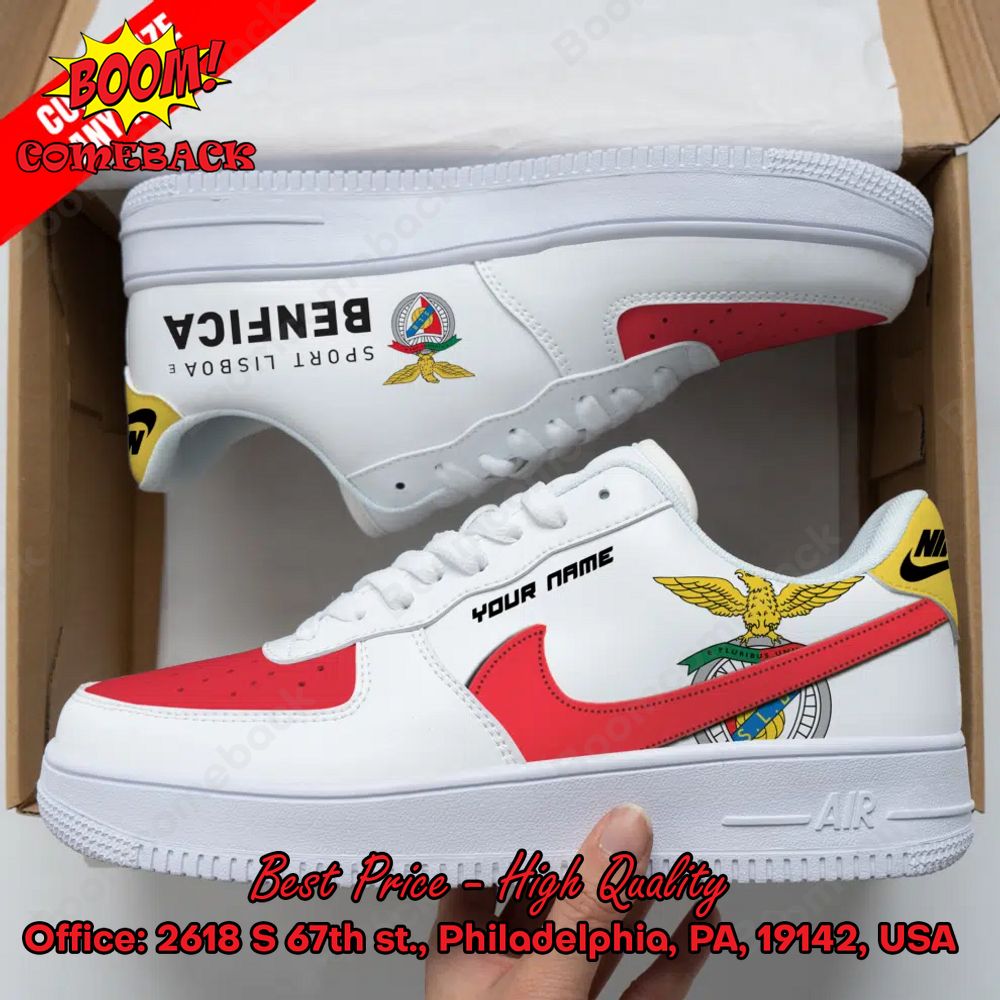 S.L Benfica Luxury Nike Air Force Sneakers