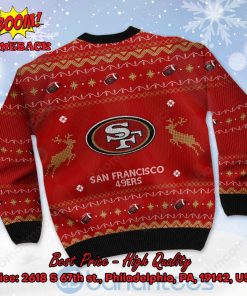 san francisco 49ers big logo ugly christmas sweater 3 ENaD0