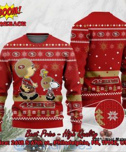 San Francisco 49ers Charlie Brown Peanuts Snoopy Ugly Christmas Sweater