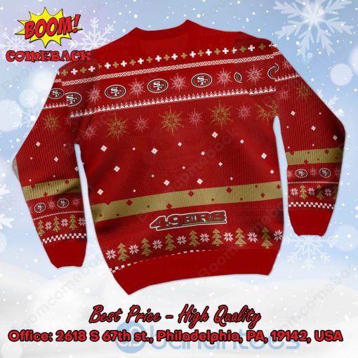 San Francisco 49ers Charlie Brown Peanuts Snoopy Ugly Christmas Sweater
