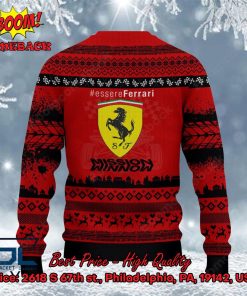 scuderia ferrari personalized name ugly christmas sweater 3 XmhnJ