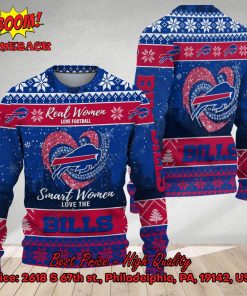 Smart Women Love The Buffalo Bills Ugly Christmas Sweater