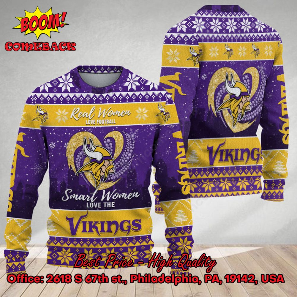 Minnesota Vikings Ugly Christmas Sweater 3D