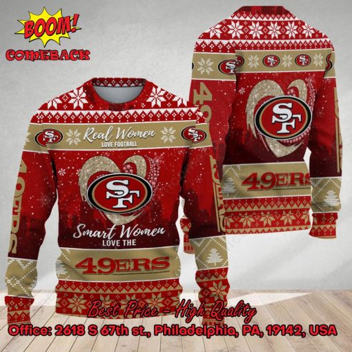 Smart Women Love The San Francisco 49ers Ugly Christmas Sweater