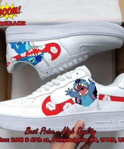 Stitch Angry Nike Air Force Sneakers
