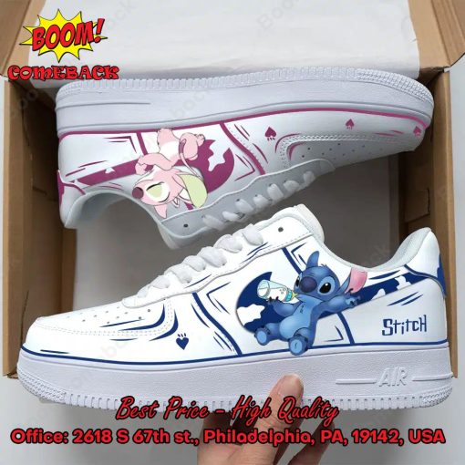 Stitch Nike Air Force Sneakers