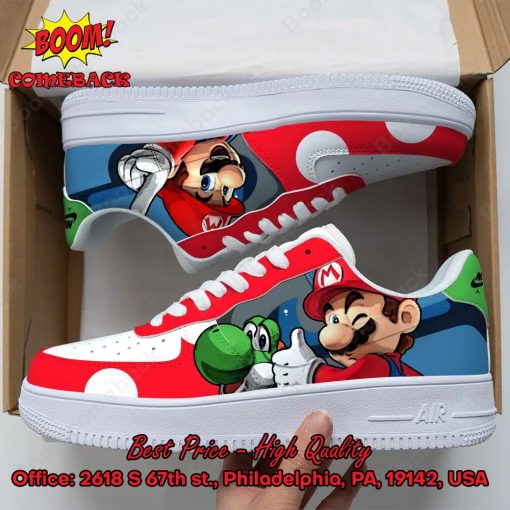 Super Mario Nike Air Force Sneakers
