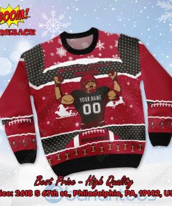 tampa bay buccaneers all i need for christmas is buccaneers custom name number ugly christmas sweater 2 xTXCm