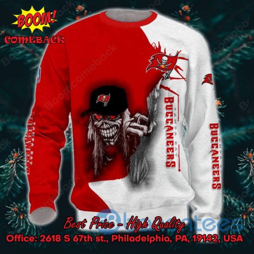 Tampa Bay Buccaneers Iron Maiden Ugly Christmas Sweater