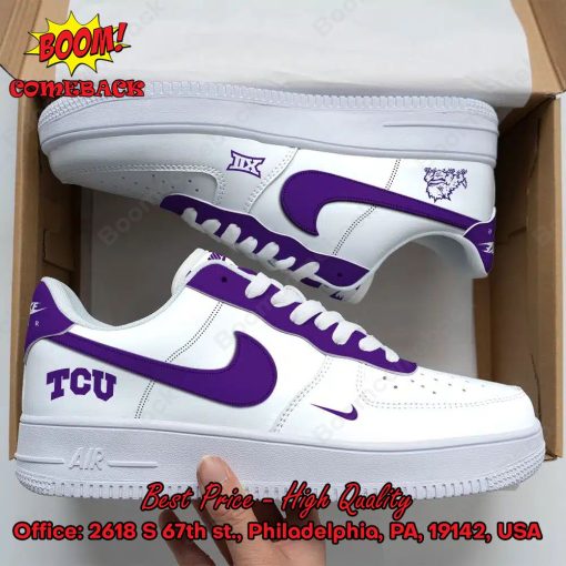 TCU Horned Frogs NCAA Nike Air Force Sneakers