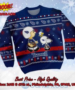 tennessee titans charlie brown peanuts snoopy ugly christmas sweater 2 lKWyK