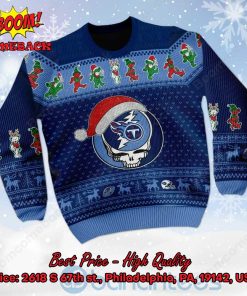 tennessee titans grateful dead santa hat ugly christmas sweater 2 hqzr2