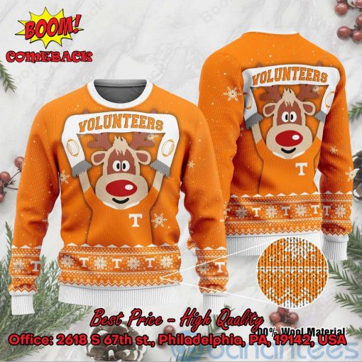 Tennessee Volunteers Reindeer Ugly Christmas Sweater