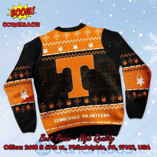 Tennessee Volunteers Snoopy Dabbing Ugly Christmas Sweater