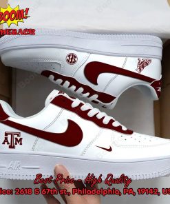 Texas A&M Aggies NCAA Nike Air Force Sneakers