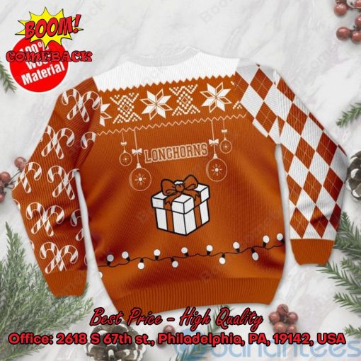 Texas Longhorns Christmas Gift Ugly Christmas Sweater