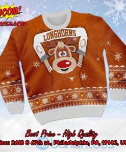 texas longhorns reindeer ugly christmas sweater 2 lFHAL