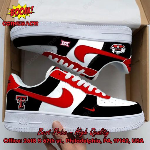 Texas Tech Red Raiders NCAA Nike Air Force Sneakers