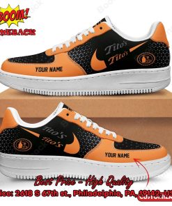 Tito’s Handmade Vodka Personalized Name Nike Air Force Sneakers