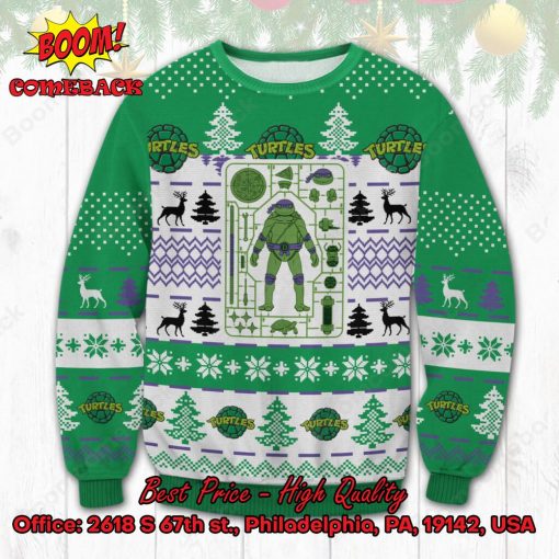 TMNT Donatello Model Sprue Ugly Christmas Sweater