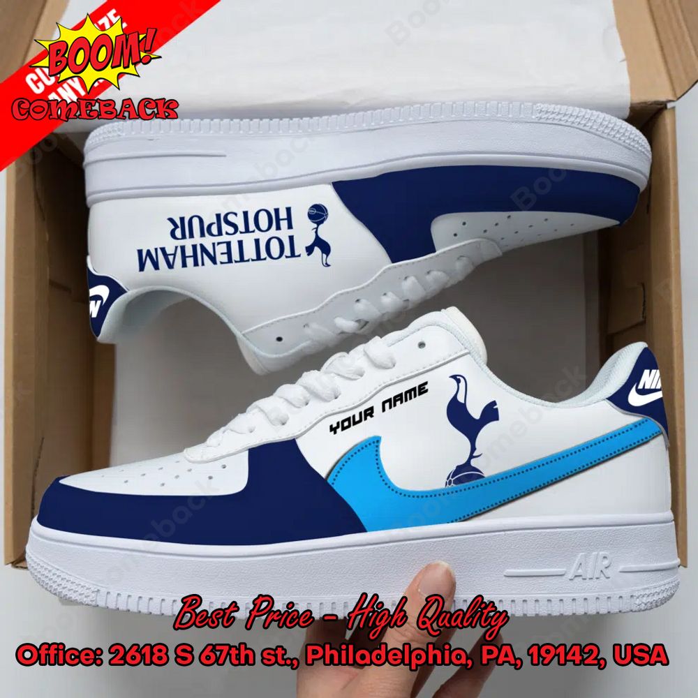 Tottenham Hotspur Personalized Name Nike Air Force Sneakers