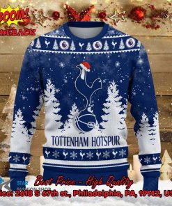 Tottenham Hotspur Santa Hat Ugly Christmas Sweater