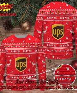 UPS Reindeer Ugly Christmas Sweater