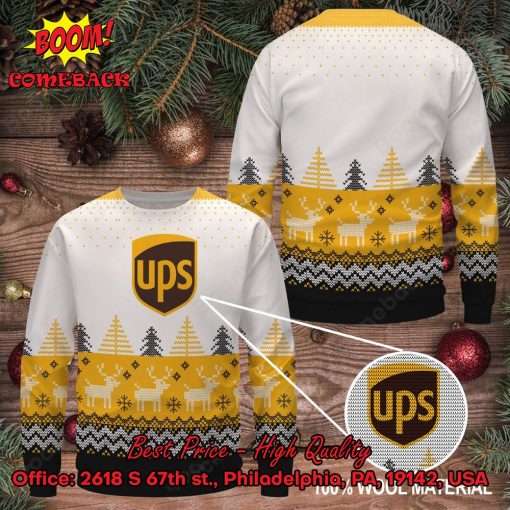 UPS Wool Christmas Sweater