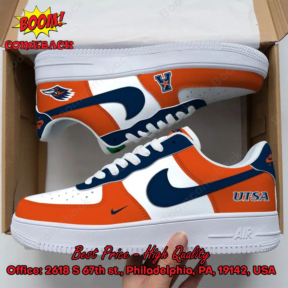 UTSA Roadrunners NCAA Nike Air Force Sneakers