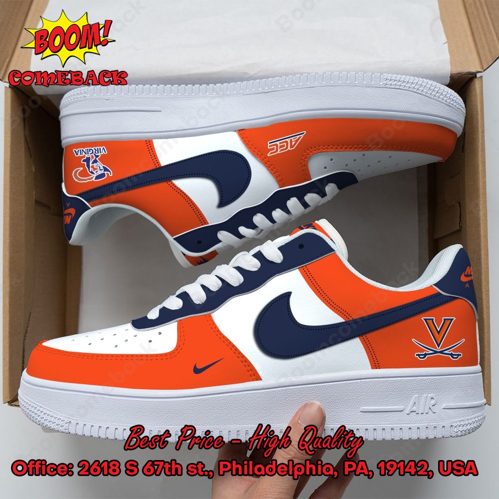 Virginia Cavaliers NCAA Nike Air Force Sneakers