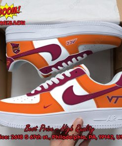 Virginia Tech Hokies NCAA Nike Air Force Sneakers