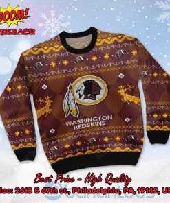 washington redskins big logo ugly christmas sweater 2 lIe6n